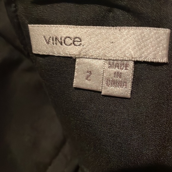 VINCE Wool / Angola Pleated Midi Flare Skirt - Picture 7 of 9